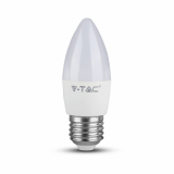 V-TAC - 4.5W Żarówka LED C35 / Barwa:6500K / Trzonek: E27 - 2143441
