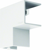 HAGER - TEHALIT.LF KĄT PŁASKI 25X25MM, BIAŁY - LF2502559016
