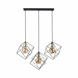 TK-LIGHTING SP. Z O.O. - ALAMBRE LAMPA WISZĄCA 3 PŁLISTWA  CZ/ZŁ - 2699