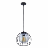 TK-LIGHTING SP. Z O.O. - UNIVERSO BLACK 260 LAMPA WISZĄCA 1 PŁ - 3154