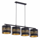 TK-LIGHTING SP. Z O.O. - TAGO BLACK LAMPA WISZĄCA 4 PŁ - 3213
