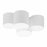 TK-LIGHTING SP. Z O.O. - MONA WHITE LAMPA SUFITOWA 4 PŁ - 3442