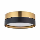TK-LIGHTING SP. Z O.O. - HILTON BLACK/GOLD LAMPA SUFITOWA 3 PŁ 450 - 4180