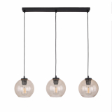 TK-LIGHTING SP. Z O.O. - CUBUS BURSZTYN LAMPA WISZĄCA 3 PŁ LISTWA - 4598
