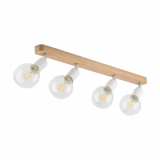 TK-LIGHTING SP. Z O.O. - SIMPLY WOOD LAMPA SUFITOWA 4 PŁ WHITE - 4751