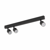 TK-LIGHTING SP. Z O.O. - TOP BLACK LAMPA SUFITOWA 3 PŁ - 4762