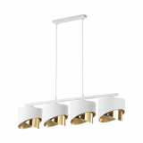 TK-LIGHTING SP. Z O.O. - GRANT WHITE LAMPA WISZĄCA 4 PŁ - 4822