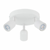 TK-LIGHTING SP. Z O.O. - TOP WHITE LAMPA SUFITOWA 3 PŁ KOŁO - 6316