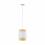 TK-LIGHTING SP. Z O.O. - BOHO WHITE LAMPA WISZĄCA 1 PŁ 200 - 6528