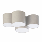 TK-LIGHTING SP. Z O.O. - MONA NATURE LAMPA SUFITOWA 4 PŁ - 6592