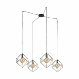 TK-LIGHTING SP. Z O.O. - ALAMBRE LAMPA WISZĄCA 4 PŁ PAJĄK - 6713
