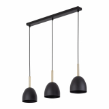 TK-LIGHTING SP. Z O.O. - NORD BLACK LAMPA WISZĄCA 3 PŁ - 4871