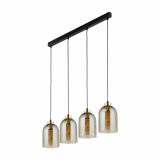 TK-LIGHTING SP. Z O.O. - SATIPO AMBER LAMPA WISZĄCA 4 PŁ - 5625