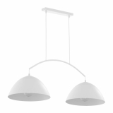TK-LIGHTING SP. Z O.O. - FARO NEW WHITE LAMPA WISZĄCA 2 PŁ - 6007