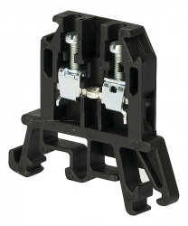 POKÓJ - ZŁĄCZKA SZYNOWA GWINTOWA 2,5MM2 ZUG-G2,5 CZARNY - A11-0073