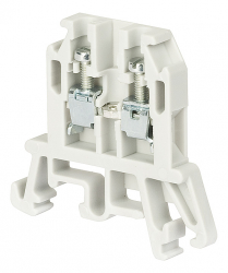 POKÓJ - ZŁĄCZKA SZYNOWA GWINTOWA 2,5MM2 ZUG-G2,5 SZARY - A11-0078