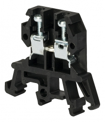 POKÓJ - ZŁĄCZKA SZYNOWA GWINTOWA 4MM2 ZUG-G 4 CZARNY - A11-0103