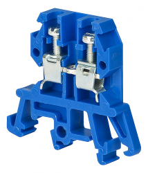 POKÓJ - ZŁĄCZKA SZYNOWA GWINTOWA 4MM2 ZUG-G 4 NIEBIESKI  - A11-0106