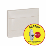 LEGRAND - ROZDZIELNIA NAŚCIENNA 1X12 DRZWI BIAŁE + 1 SZT RX3 1P B 16A PRACTIBOXS - 135421P