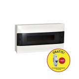 LEGRAND - ROZDZIELNIA NAŚCIENNA 1X18 DRZWI PRZEŹROCZYSTE + 1 SZT RX3 1P B 16A PRACTIBOXS - 137436P
