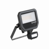 LEDVANCE - NAŚWIETLACZ LED 17W 1650/2400LM 3000K IP65 Z CZUJNIKIEM RUCHU CZARNY FLOODLIGHT PS GEN4 - 4099854309489