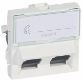 LEGRAND - GNIAZDO 1XRJ45 KAT6 UTP MOSAIC - 076504