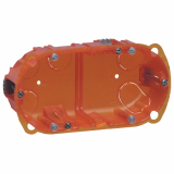 LEGRAND - PUSZKA PODWÓJNA DOSTOSWANA DO KAŻDEJ ŚCIANY 50MM AXOLUTE BATIBOX - 080122