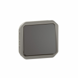 LEGRAND - ŁĄCZNIK DWUBIEGUNOWY MECHANIZM 10 AX - 250V~ ANTRACYT PLEXO - 069827L