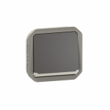 LEGRAND - ŁĄCZNIK SCHODOWY ZE WSKAŹNIKIEM MECHANIZM 10AX - 250 V~ ANTRACYT PLEXO - 069802L