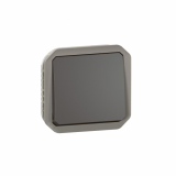 LEGRAND - ŁĄCZNIK SCHODOWY MECHANIZM 10AX - 250 V~ ANTRACYT PLEXO - 069801L