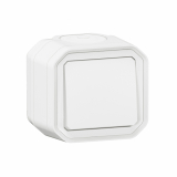 LEGRAND - ŁĄCZNIK SCHODOWY KOMPLET NATYNKOWY 10AX - 250 V~ BIAŁY PLEXO - 069751L