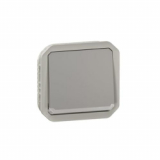 LEGRAND - GNIAZDO 2P+Z ZACISKI ŚRUBOWE MECHANIZM 16 A - 250 V~ SZARE PLEXO - 069552L