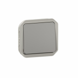 LEGRAND - ŁĄCZNIK SCHODOWY MECHANIZM 10AX - 250 V~ SZARY PLEXO - 069511L