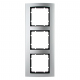 HAGER - RAMKA POTRÓJNA ALUMINIOWA ANTRACYT B.3 - 10133004