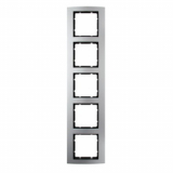 HAGER - RAMKA PIĘCIOKROTNA ALUMINIOWA ANTRACYT B.3 - 10153004