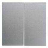 HAGER - KLAWISZE DO ŁACZNIKA DWUKLAWISZOWEGO ALUMINIUM MAT LAKIEROAWANY B.KWADRAT/B.7 - 16231404