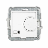 KARLIK - Mechanizm elektronicznego regulatora temperatury z czujnikiem powietrznym podtynkowy IP 20, 230V~ 50Hz; 3200W MINI biały - MRT-2