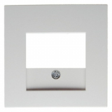 HAGER - ELEMENT CENTRALNY DO GNIAZDA GŁOŚNIKOWEGO I GNIAZDA ŁADOWANIA USB BIAŁY POŁYSK B.KWADRAT - 5310338989