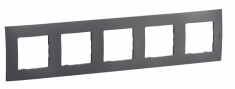 LEGRAND - NOWE NILOE - RAMKA PIĘCIOKROTNA STALOWA (MEDIUM GREY) - NP115MG
