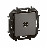 LEGRAND - NOWE NILOE - GNIAZDO TV KOŃCOWE TYPU GWIAZDA 1,5 DB STALOWE - NP4103MG