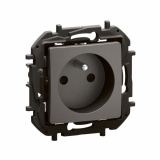 LEGRAND - NOWE NILOE - GNIAZDO 2P+Z Z PRZESŁONĄ, ZACISKI AUTOMATYCZNE 16A - 250V~ STALOWE - NP3100MG