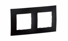 LEGRAND - NOWE NILOE - RAMKA PODWÓJNA CZARNA (BLACK) - NP112BK