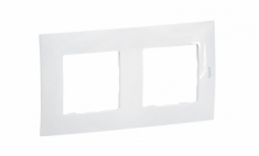 LEGRAND - NOWE NILOE - RAMKA PODWÓJNA BIAŁA (WHITE) - NP112WH