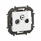 LEGRAND - NOWE NILOE - GNIAZDO TV-RD-SAT PRZELOTOWE 14 DB BIAŁE - NP4105WH