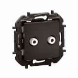 LEGRAND - NOWE NILOE - GNIAZDO TV TYP 'F-F' TYPU GWIAZDA 1,5 DB CZARNE - NP4101BK