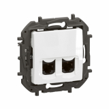 LEGRAND - NOWE NILOE - GNIAZDO 2 X RJ45 KAT. 6 FTP BIAŁE - NP4332WH