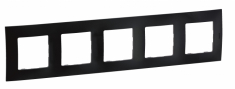 LEGRAND - NOWE NILOE - RAMKA PIĘCIOKROTNA CZARNA (BLACK) - NP115BK
