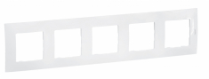 LEGRAND - NOWE NILOE - RAMKA PIĘCIOKROTNA BIAŁA (WHITE) - NP115WH