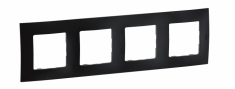 LEGRAND - NOWE NILOE - RAMKA CZTEROKROTNA CZARNA (BLACK) - NP114BK