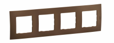 LEGRAND - NOWE NILOE - RAMKA CZTEROKROTNA BRĄZOWA (DARK BRONZE) - NP114DB